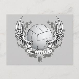 Volleyball Vinge vykort