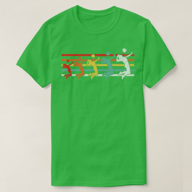 Volleyball Vintage T Shirt (Design framsida)