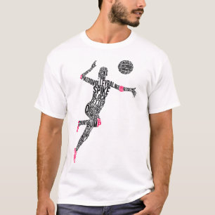 Volleyball Volleyball Ace Assist Block Bump Net T Shirt