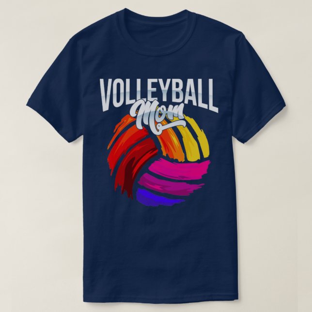 Volleyball Volleyball Mamma1 T Shirt (Design framsida)