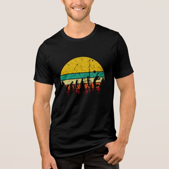 Volleyball - Volleyball Player Evolution T Shirt (Framsida)