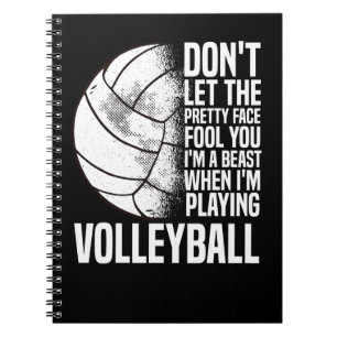 Volleyball Volleyball Player Girl Training Sports Anteckningsbok