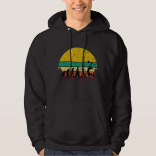 Volleyball Volleyball Player Retro Hoodie