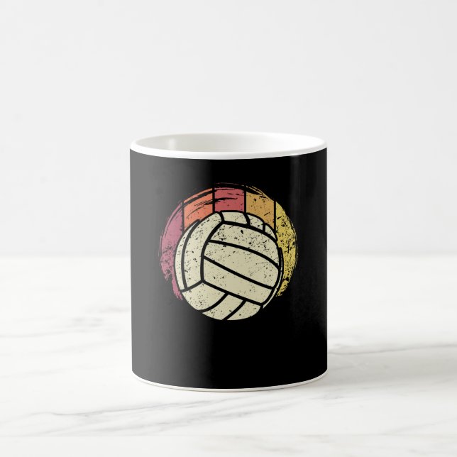 Volleyball Volleyball-Player Retro Kaffemugg (Center)