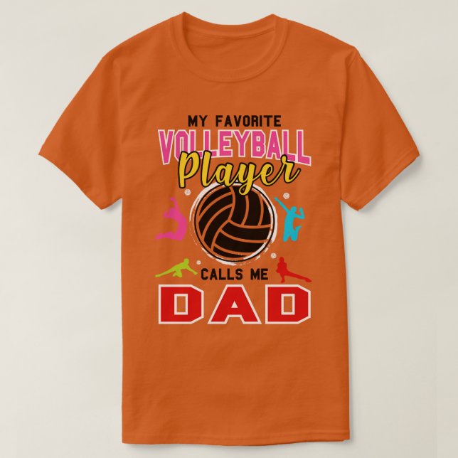Volleyball Volleyball Player T Shirt (Design framsida)