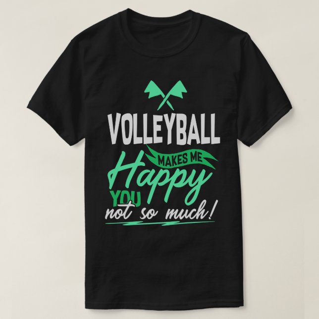 Volleyball VolleyballPlayer 4 T Shirt (Design framsida)