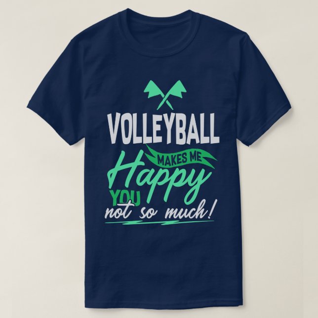Volleyball VolleyballPlayer T Shirt (Design framsida)