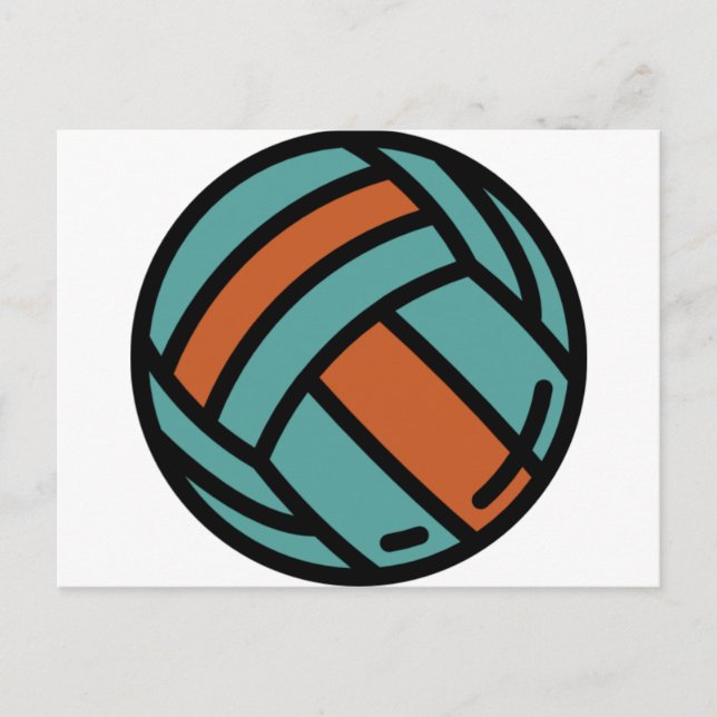 volleyball vykort (Framsida)