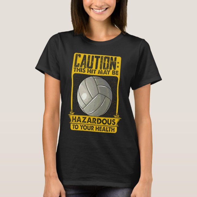 Volleyball  With Sayings Womens Sports T Shirt (Framsida)