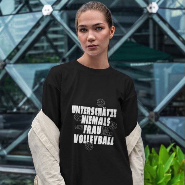Volleyball Woman Quote T Shirt (Skapare uppladdad)