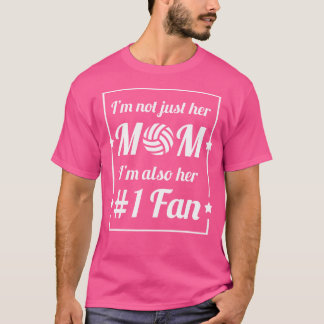 Volleyball Women Volleyball Mamma 1 Fläkt Cute T Shirt