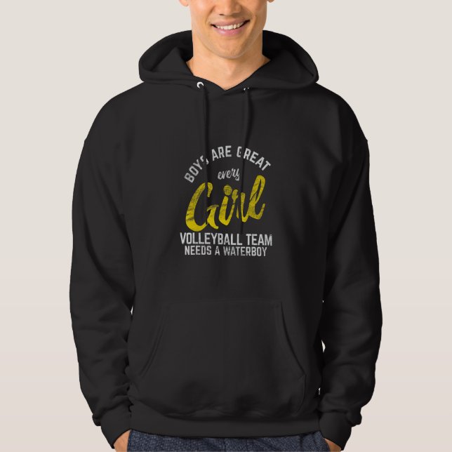 Volleyballer For A Player Of Volleyball 1 Hoodie (Framsida)