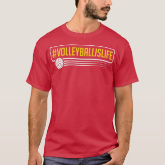 VOLLEYBALLISLIFE GER BeachVolleyball-spelare T Shirt