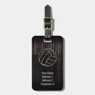 Volleyballl; Coola Black Bagagebricka