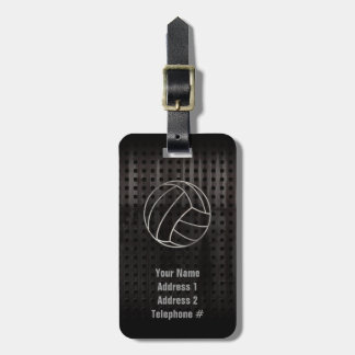 Volleyballl; Coola Black Bagagebricka