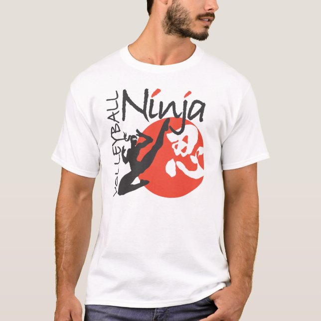 VolleyballNinja T Shirt (Framsida)