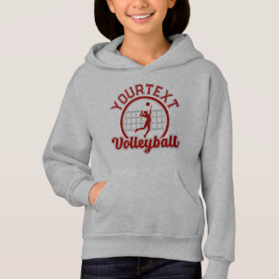 Volleyboll ADD NAME Smash Boll Attack Lagsporter T Shirt