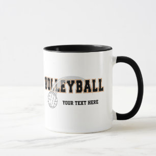 Volleyboll (anpassade) mugg
