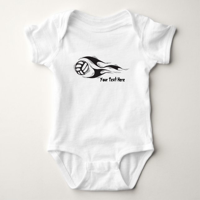 Volleyboll (anpassade) tee (Framsida)