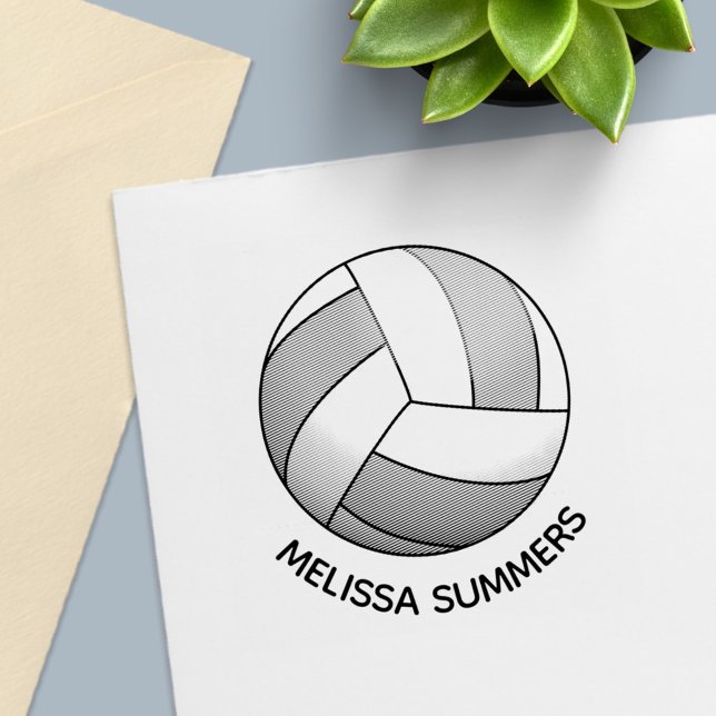 Volleyboll Anpassat Namn Självfärgande Stämpel (Skapare uppladdad)