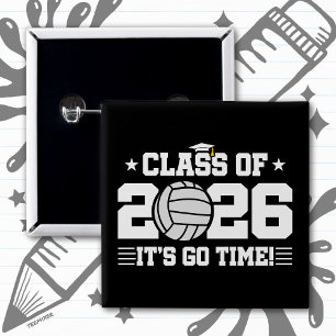 Volleyboll-avgångsklass 2026 Det är dags Knapp