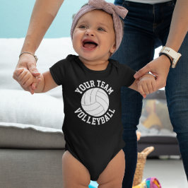 Volleyboll Baby Lag Namn, Spelar Namn och Nummer T Shirt
