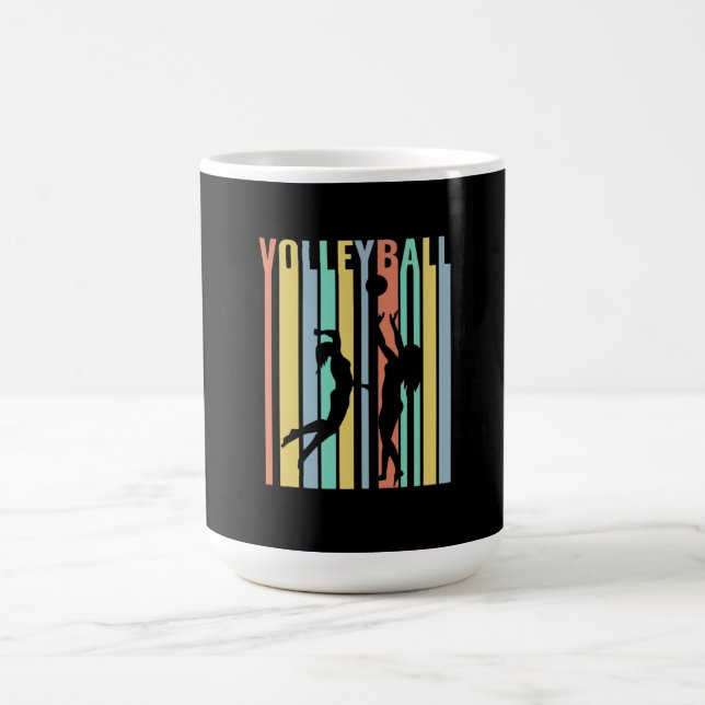Volleyboll  Beachvolleyboll Retro Kaffemugg (Center)
