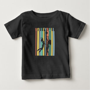Volleyboll Beachvolleyboll Retro T Shirt