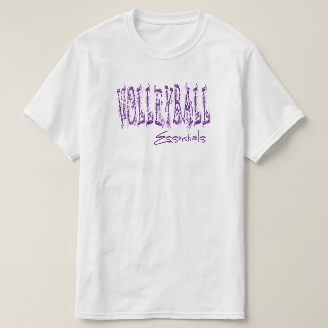 Volleyboll Essentials (lila) Tröja (Design framsida)