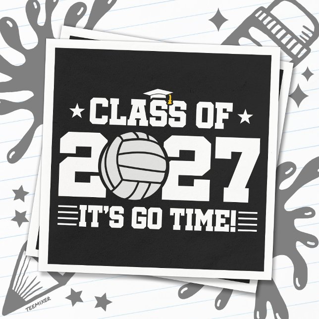 Volleyboll Examen Dags Seniorklass 2027 Pappersservett (Skapare uppladdad)