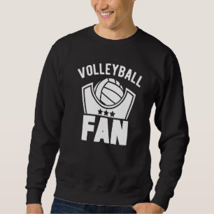 Volleyboll Fan Spelare Beachvolleybollentusiast Ho Lång Ärmad Tröja