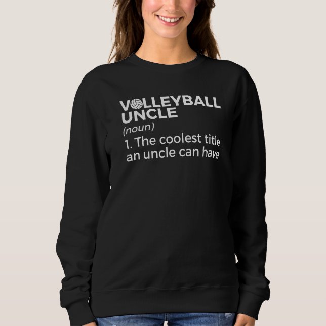 Volleyboll Farbror Definition T Shirt (Framsida)