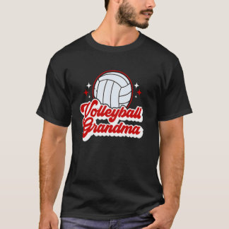 Volleyboll Farmor Till En Volleybollspelare Farmor T Shirt