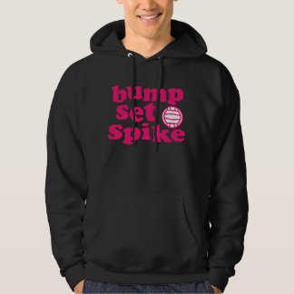 Volleyboll - fastställd spikeHoodie för bula Sweatshirt