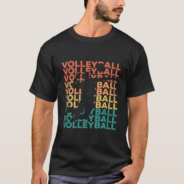 Volleyboll för volleybollspelare t shirt (Framsida)
