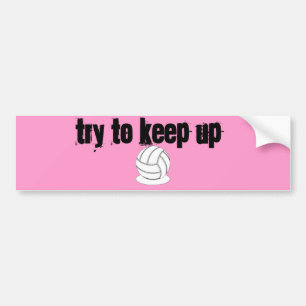 Volleyboll - försök att hålla upp bildekal
