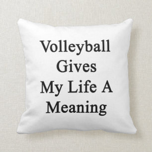 Volleyboll Ger Min Liv En Mening Kudde