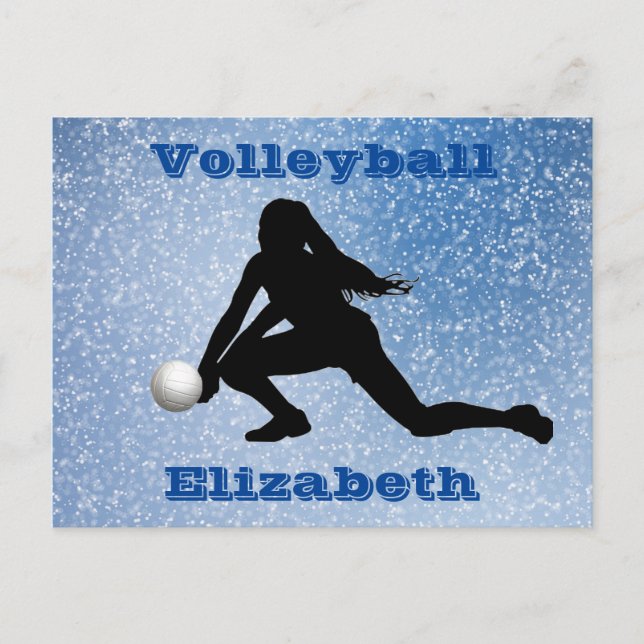 Volleyboll Glam Vykort (Framsida)