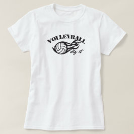 Volleyboll Gräv Det T-Shirt