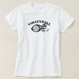 Volleyboll Gräv Det T-Shirt