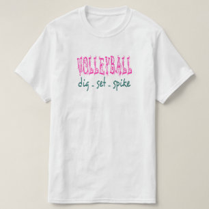 Volleyboll Gräv Upprätta Smash (rosa/grön) Tröja