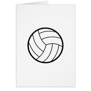 Volleyboll Hälsningskort