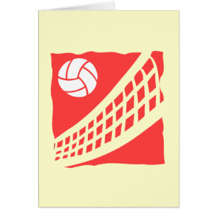 Volleyboll Hälsningskort