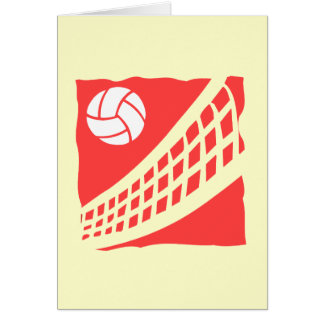 Volleyboll Hälsningskort
