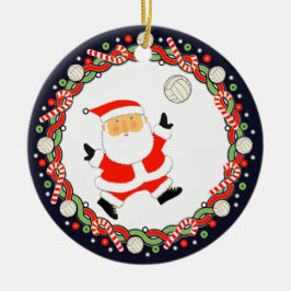 Volleyboll Holiday Present Keramisk Ornament