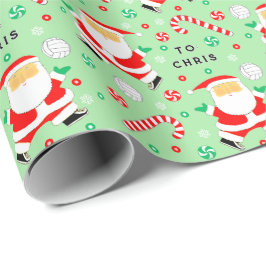 Volleyboll Holiday Present Presentpapper