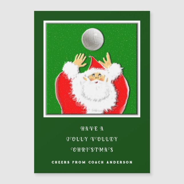 Volleyboll Jul Julkort (Framsida)