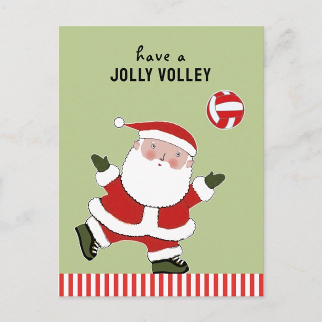 Volleyboll julhelg vykort (Framsida)