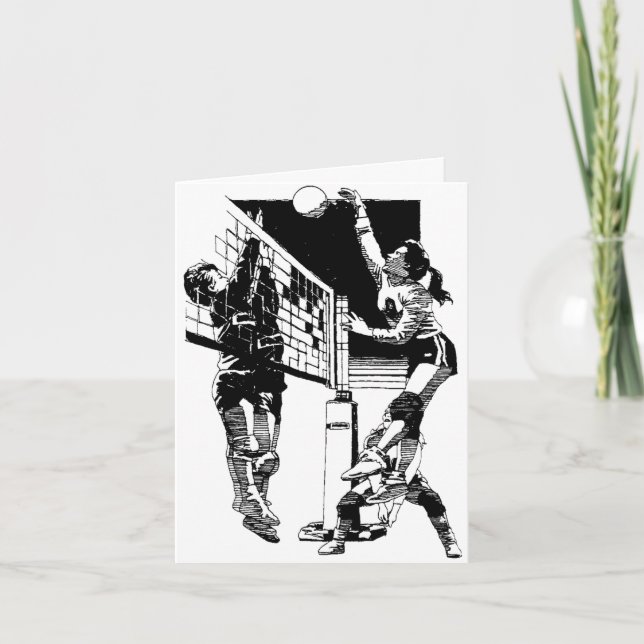 Volleyboll Kort (Framsida)