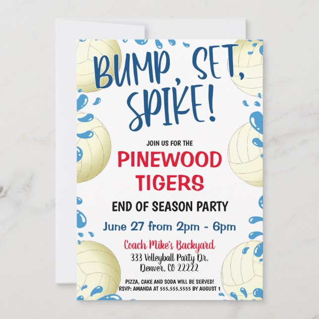 VOLLEYBOLL LAG INBJUDAN (Framsida)